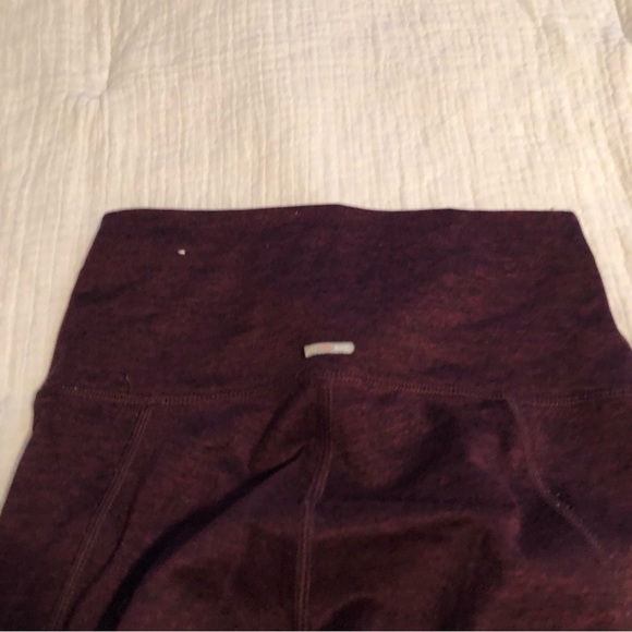 Aerie Burgundy Leggings - Picture 6 of 7